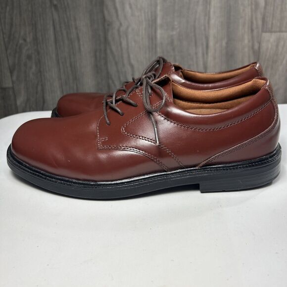 NEW Nunn Bush Dynamic Comfort Slip Resistant Turner Cognac 8.5 M With Box main image 9